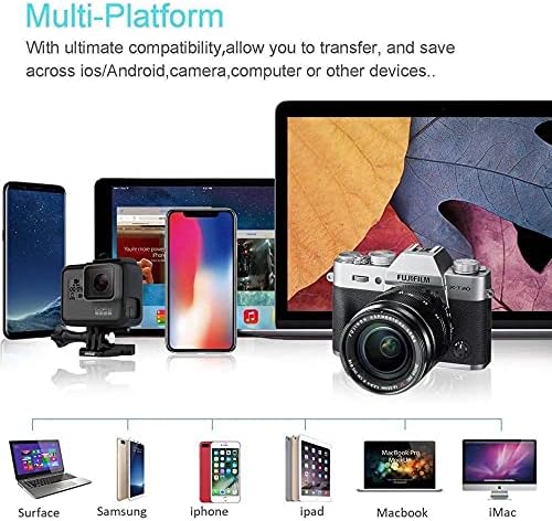 BoxWave Smart Gadget kompatibilan sa Lenovo IdeaPad 3-Allreader čitač SD kartica, čitač microSD kartica