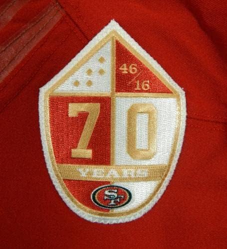 2015 San Francisco 49ers Mose Frazier 19 Igra Izdana crvena dres 70 Patch 40 2 - Neinthd NFL igra rabljeni