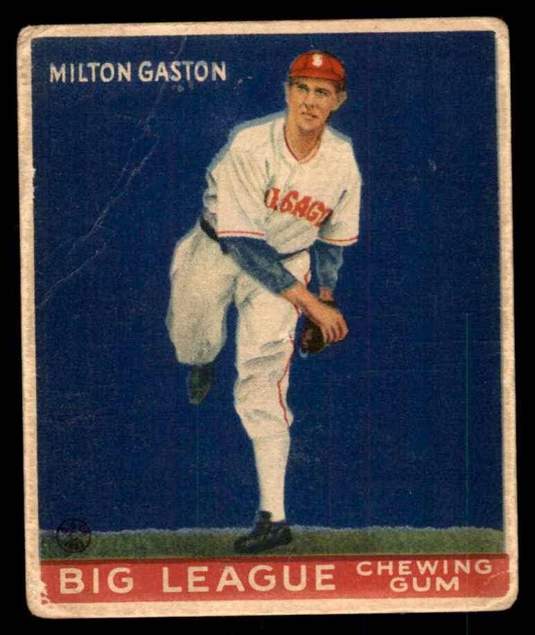 1933 Goudey 65 Milt Gaston Chicago White Sox Fair White Sox