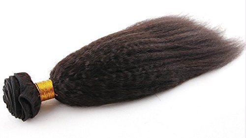 Good Quanlity Hair Weft 16 mongolski Djevičanski Remy Grace Proizvodi za kosu proširenje ljudske kose Kinky ravne snopove kose 1pcs / lot 100gram prirodna boja tkanja za kosu