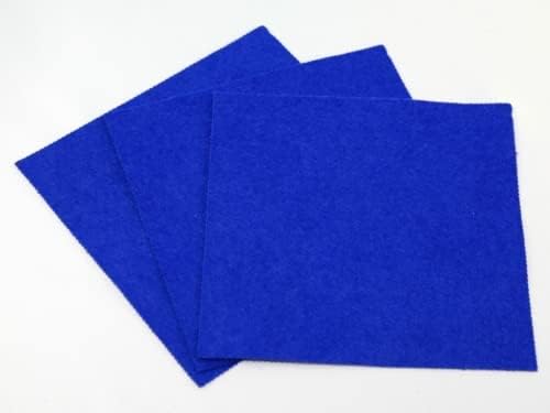 Ljepljiva leđa samoljepljiva akrilna tkanina od filca 12 kvadrat Kraljevsko plava-po listu