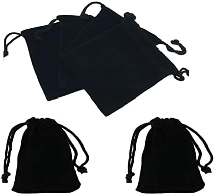 20 pakovanja baršunastih torbica sa vrećicama na vezice 7 x 9 cm, Mini mala platnena poklon torba za pakovanje