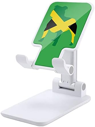 Pitbull Jamaica zastava tiskani sklopivi stolni nosač mobitela Podesivi pribor za štand za turistički ured