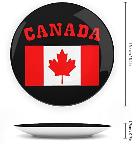 Kanada Označavanje viseće keramičke dekorativne ploče s ekranom Prilagođeni godišnjički vjenčani pokloni