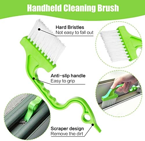 4 kom slijepi alat za čišćenje, prozori zaslijepljujuće pukotine ručno ručno zadržano 7 prsta za čišćenje