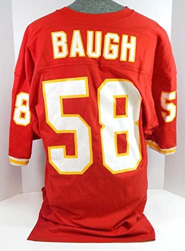 Kansas Chiefs Tom Baugh 58 Igra izdana Crveni dres 48 DP33069 - Neincign NFL igra rabljeni dresovi