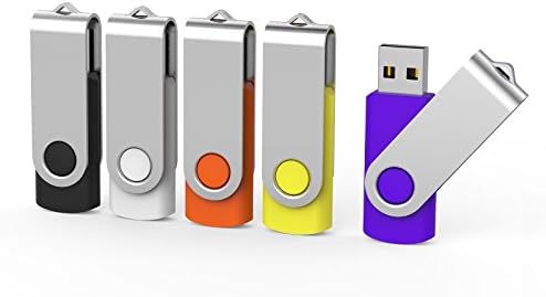 Aiibe 5pcs 8GB USB Flash Drive Pendrivi 8 GB skupno USB 2.0 Thumb Drives Multicolor USB Memory Stick Jump