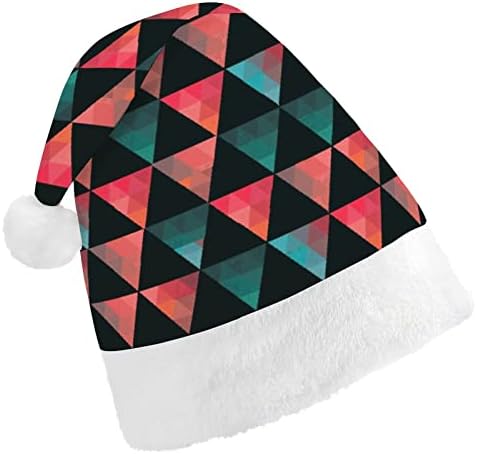 Retro trougao Božić šešir Santa šešir Funny Božić kape Holiday Party kape za žene / muškarci