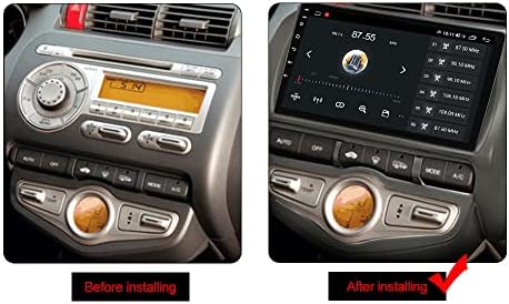 Auto radio stereo za Honda Jazz City 2002-2007, Android 11 Head Britanija na dodir izgrađen u Apple Carplay