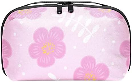 Cvjetni uzorak Cherry Blossoms torba za šminkanje za torbicu Prijenosna torba za organizatore putovanja