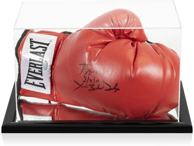 James Buster Douglas potpisao bokserske rukavice-Everlast, crven, Tyson KO 2/11/90 - bokserske rukavice