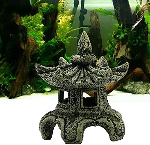 TJLSS Riblje rezervoar za uređenje ukrasa ukrasnog dekora riblje škampi Svetište Antique svjetionik Obiteljski