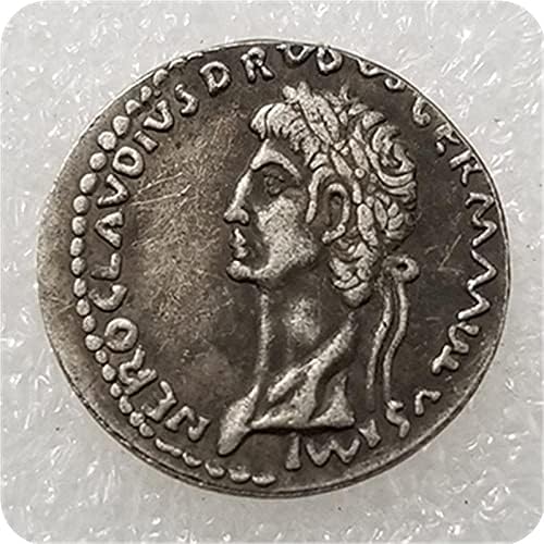Zanati Roman kovanica Kovamorativni subjektirani srebrni srebrni chammel Coin Suvenir X5COIN Kolekcija kovanica
