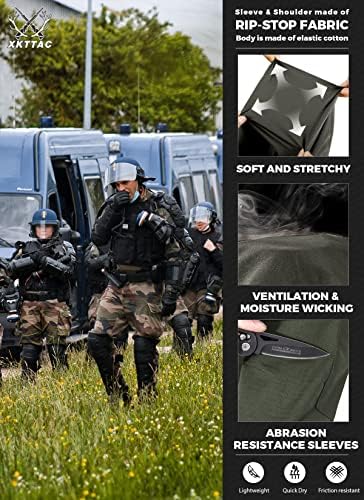 XKTTAC borbena majica za muškarce sa 2 džepa taktičko-vojska-airsoft oprema za sigurnost MultiCam bdu vojska