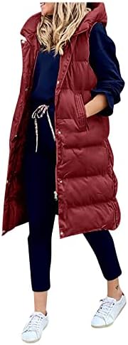 Zimska jakna kaput Žene labave zimske duge jakne dolje jakna topla prsluk sa zimskim kaputima na kapuljaču
