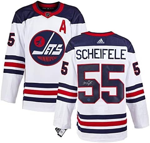 Mark Scheifele Winnipeg Jets potpisan baštini Adidas Jersey - autogramirani NHL dresovi