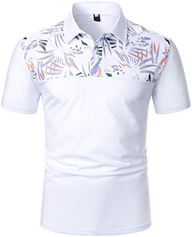 Polo majice za muškarce rever s kratkim rukavima Ljeto TEE slobodno vrijeme kontrastni boja patchwork striptized