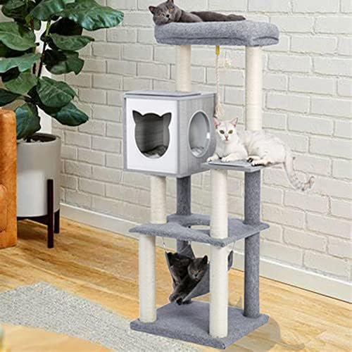 Moderna mačka, 52 inčna mačka mačja mačka penjajući se velikim platformama CAT Condo igračka, mačja drveća i kule za velike mačke