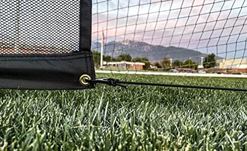 MAUV Premium Soccer Goal Shooting Target Net-24ft x 8ft-prijenosni trening Backstop-Pro Solo oprema za trening-poboljšati