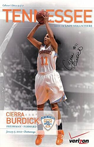 Cierra Burdick potpisao 2011-12 Tennessee Lady Vols 11x17 poster 11 - Košarke sa autogramima