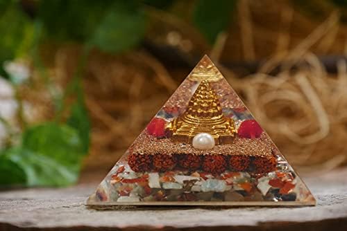 Idrifrify Shri Shri Shrie Yantra piramida za iscjeljivanje, namažite pozitivnu energiju i izvadite negativnosti,
