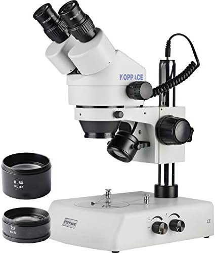 Koppace 3,5x-90x dvogledni stereo mikroskop WF10x / 20 okular Mobilni telefon Popravak mikroskopa gornji