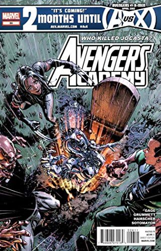 Avengers Academy 26 VF / NM; Marvel comic book / ko je ubio Jocastu