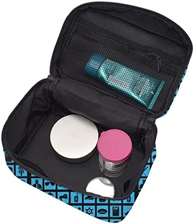 Organizator augenstern kozmetičke torbe tanke plave linije policijske ikone za putovanja šminke toaletna