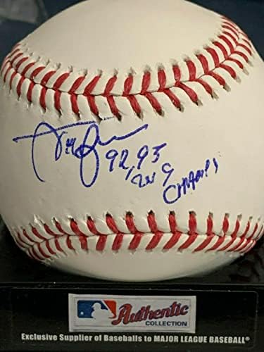 Juan Guzman Toronto Blue Jays 92,93 WS Champs potpisan OML bejzbol - autogramirani bejzbol