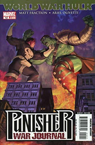 Punisher War Journal 12 VF ; Marvel comic book / mat frakcija svjetskog rata Hulk