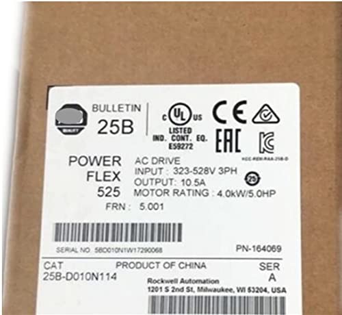 25b-D010N114 PowerFlex 525 AC pogon 4kW 5hp VFD 25BD010N114 zapečaćen u kutiji 1 godina garancije