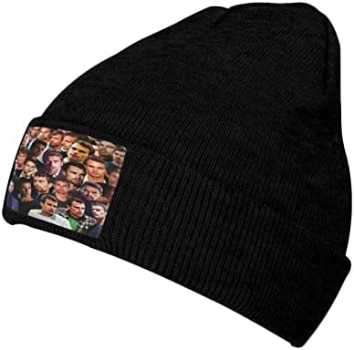 Theo James Collage Knit Hat Soft Winter Beanies Manff Beanie Skull Caps Fisherman Beanie za muškarce Žene