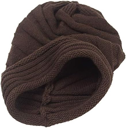 Yangyy Women Solie Beanie Hats Slouchy Winter Topli pleteni kape Hollow Crochet lobanja kapa za hladno vrijeme