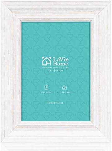 LaVie Home 5x7 okviri za slike rustikalni okvir za fotografije Set sa visokom rezolucijom stakla za zidni