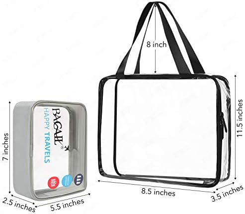 Bagail Clear PVC toaletna torba za teške uvjete za nošenje prtljaga za putni dodatak