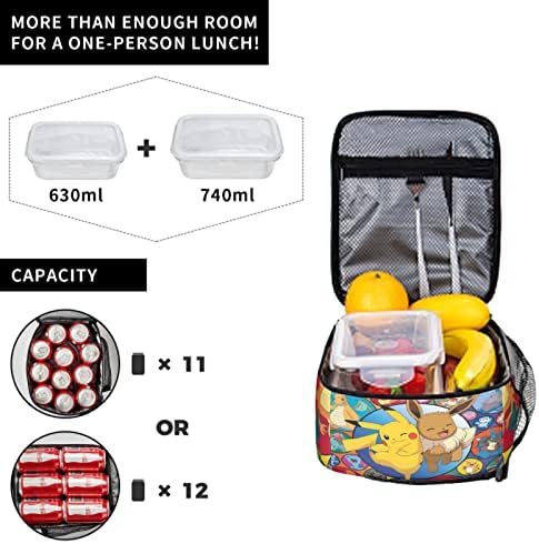 Auewiuny kutija za ručak za djecu, izolovana meka torba za ručak za dječake i djevojčice Lunc torba za višekratnu