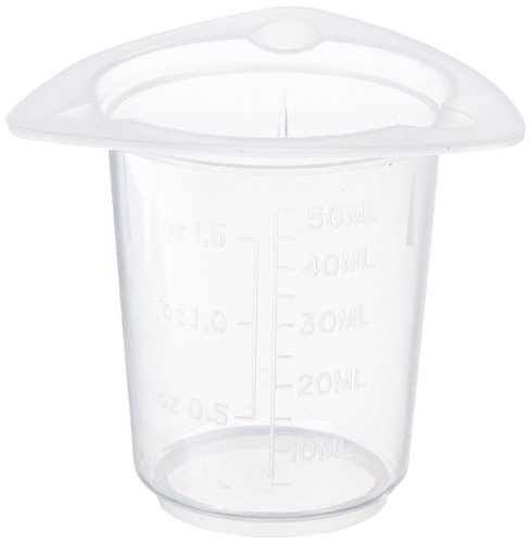 Ajax naučna Polipropilenska Tripour čaša, + / - 5,0 posto gradacije / tačnost, 50mL