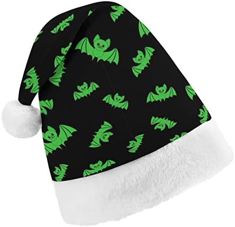 Uzorak sa Bat Božić šešir meke pliš Santa kapa Funny Beanie za Božić Nova Godina svečana zabava