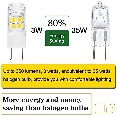 G8 sijalica 3 Watts Daylight White T4 G8 Base Bi-pinski ksenon JCD Tip LED halogena zamjenska sijalica,40W