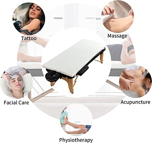 ROYALAY Lash Bed Topper, 2-inčni Topper za masažu memorijskom pjenom sa uklonjivim poklopcem - elastične