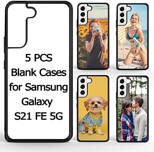 5 kom Telefonska futrola za Samsung Galaxy S21 FE 5G sublimacijski blank sa mekim TPU + tvrdom računarom