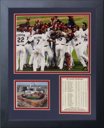 Legends Never Die 2006 St. Louis Cardinals field Celebration Framed Photo Collage, 11x14-inčni