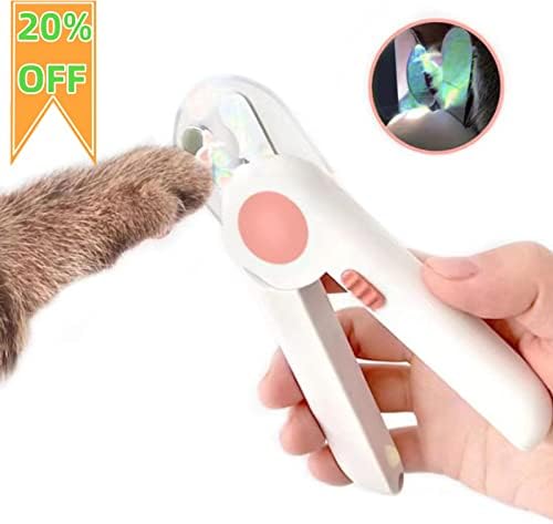 Beacofrsoul Dog & amp; Cat Pets makaze za nokte i trimeri, sa LED rasvjetom sigurnosna zaštita do preko