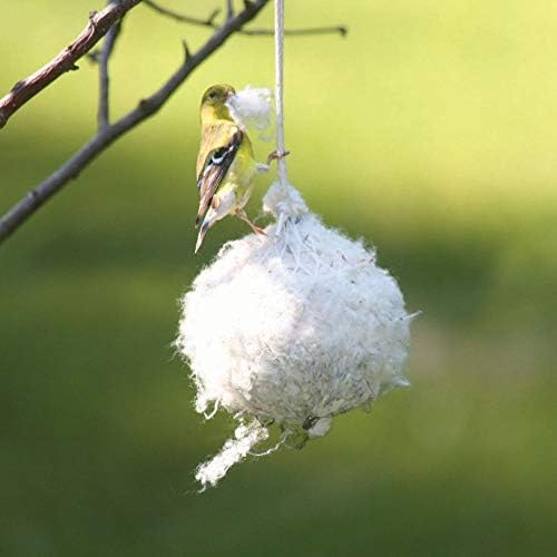 Birds Choice CNB Cottontail Građevinski Materijal, Pamučna Lopta za gniježđenje, 2 unce, Bijela