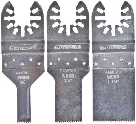 Genesis GAMT501 3-dijelni univerzalni brzi rez sa Oscilirajućim oštricama alata, srebrni