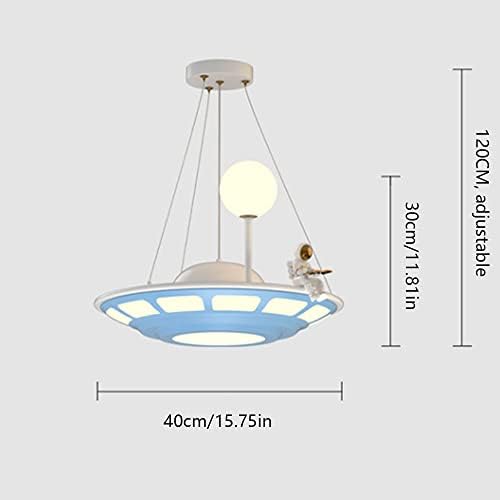 Viseće lampe za astronaute, Kreativni LED lusteri sa mogućnošću zatamnjivanja sa visećim Planet svetlom