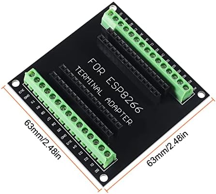 Aediko 5pcs ESP8266 Breakout Board GPIO 1 u 2 za ESP8266 ESP-12E Ravnina ploča nodemcu kompatibilna sa ESP8266