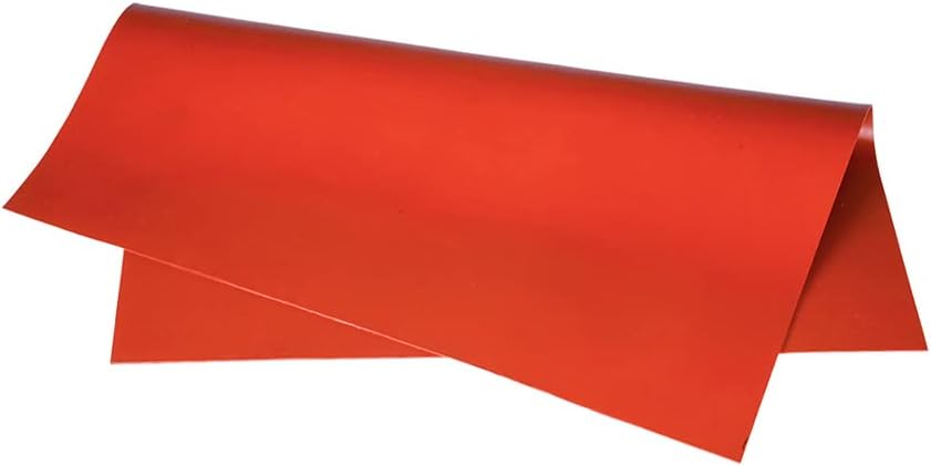 500x500mm crvena silikonska gumena lima 1mm 2mm 3mm 4mm 5mm Gumena ploča MAT visoke temperature otpornost