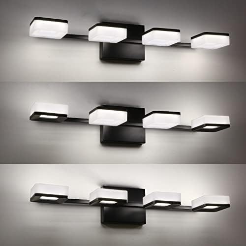 4 svjetla LED toaletna svjetla za kupaonicu, akrilna moderna rasvjeta za montiranje na zid, LED zidna rasvjetna
