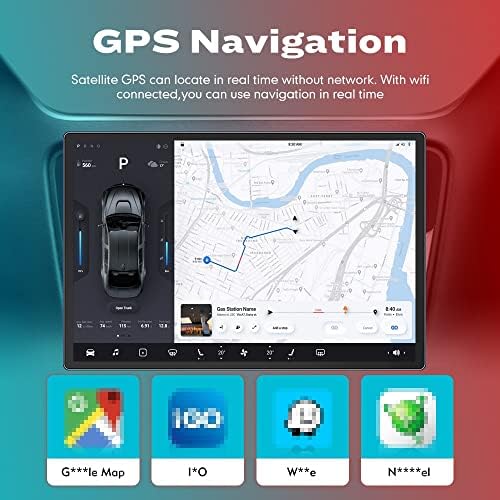 WoStoke 13.1 Android Radio Carplay & Android Auto Autoradio Auto navigacija Stereo Multimedijski igrač GPS